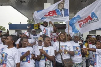 DRC: Felix Tshisekedi Supporters Convene In Kinshasa For First Campaign Rally 2023