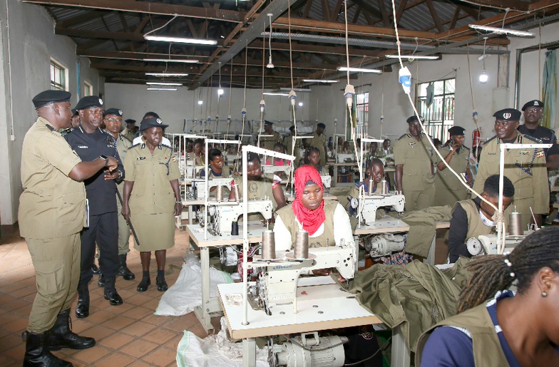 DIGP Tumusiime Katsigazi Commends Police Garment Factory, Pledges Suport For Its Expansion