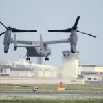US Military Osprey Aircraft With 8 On Board Crashes Into The Sea Off Southern Japan