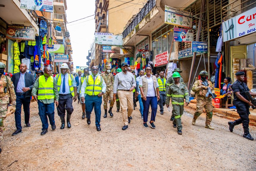 Uganda's Gen Muhoozi Kainerugaba Inspects Ongoing Road Works In Kampala City