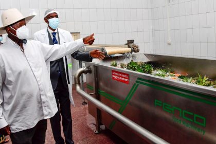 President Yoweri Kaguta Museveni Has Commissioned Kike Tropical Fruits Processing Plant In Nakasongola District