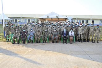 Uganda's Gen. Yoweri Museveni Passes Out Air Defence Trainees
