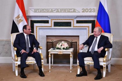 Russia's Putin Congratulates Egypt's President Abdel Fattah El-Sisi On His "Convincing" Victory