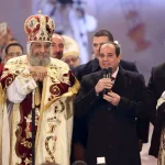 Egypt President Abdel El-Sisi Joins Coptic Orthodox Christians At Christmas Eve mass