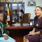 Female Pupil Appears At Well Guarded Gates Of Parliament To Meet Speaker Anita Among
