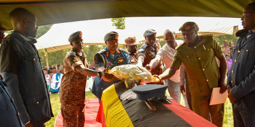 Bidding Farewell: Lt Allan Tukamuhabwa Commemorated For His Contribution In Combating ADF Terrorists