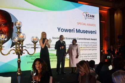 President Museveni Receives Special Award For Outstanding Role In Social, Economic Development