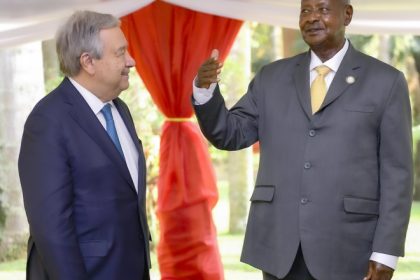 President Museveni Meets UN Secretary General Antonio Guterres