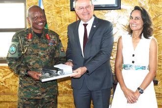 UPDF Gen Wilson Mbadi Meets International Committee Of Red Cross To Discuss Eastern DRC Operations