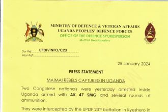 UPDF Captures Maimai Rebels In Uganda