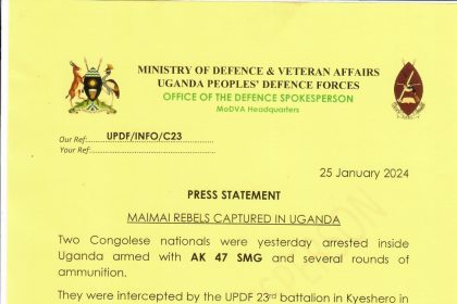 UPDF Captures Maimai Rebels In Uganda