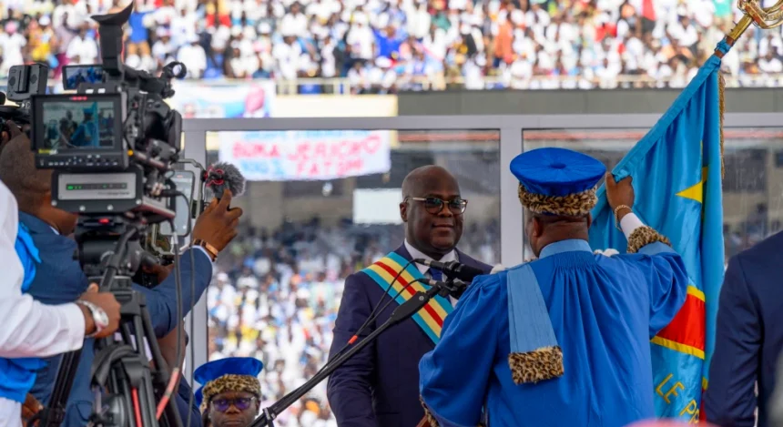 DR Congo's President Felix Tshisekedi Is Sworn Into Office Following Disputed Re-election