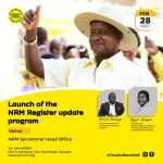 President Museveni To Officially Launch NRM Register Update Ahead Of 2026 Elections