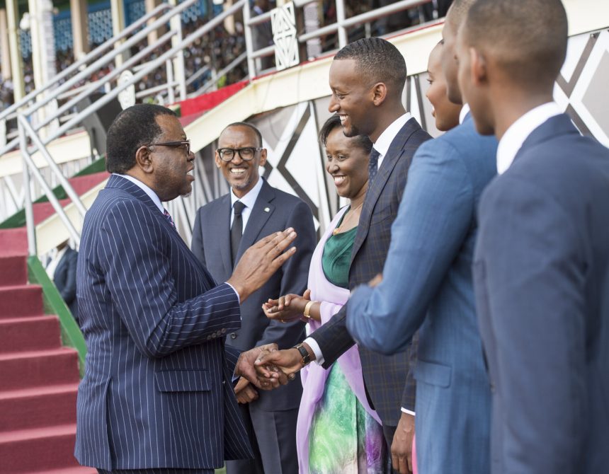 Rwandan President Paul Kagame Joins World Leaders To Mourn Late Namibia's Hage Geingob