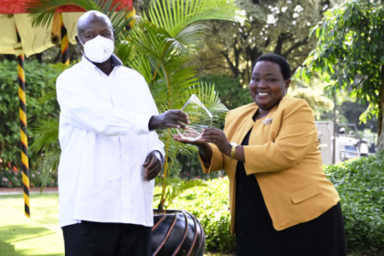President Museveni Receives Prestigious Award For His Outstanding Humanitarian Contribution