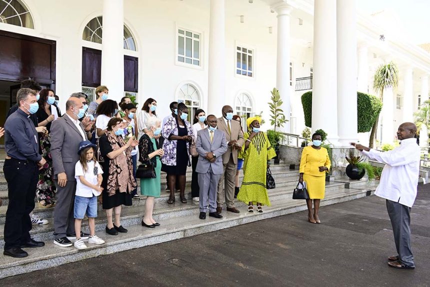 President Museveni Meets Family Of Late Rev. Fr. Paolino Tomaino