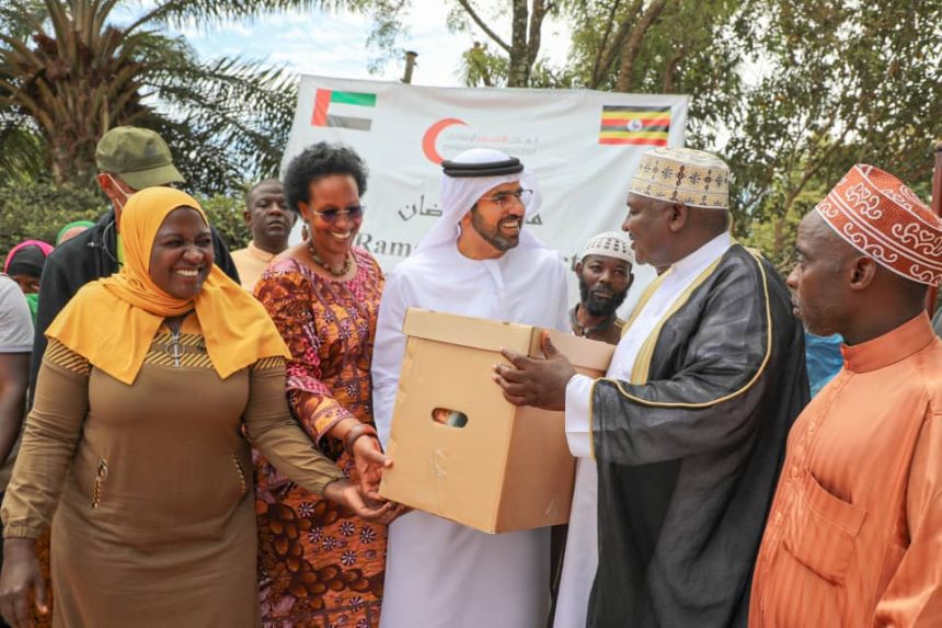 .ONC's Hajjat Namyalo,Embassy Of UAE Donate Ramadan Packages To Muslim Leaders