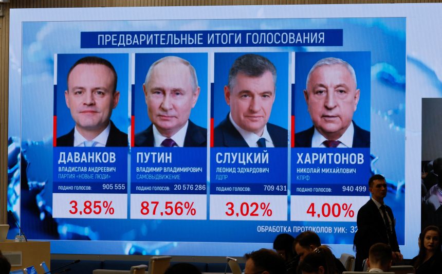 Putin Wins Russia's Presidential Election In Landslide With Record Turnout, United States Says Vote Was Neither Free Nor Fair