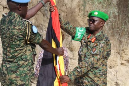 UPDF Lt Col Emmanuel Odongo Takes Over Command Of United Nations Guard Unit X In Somalia