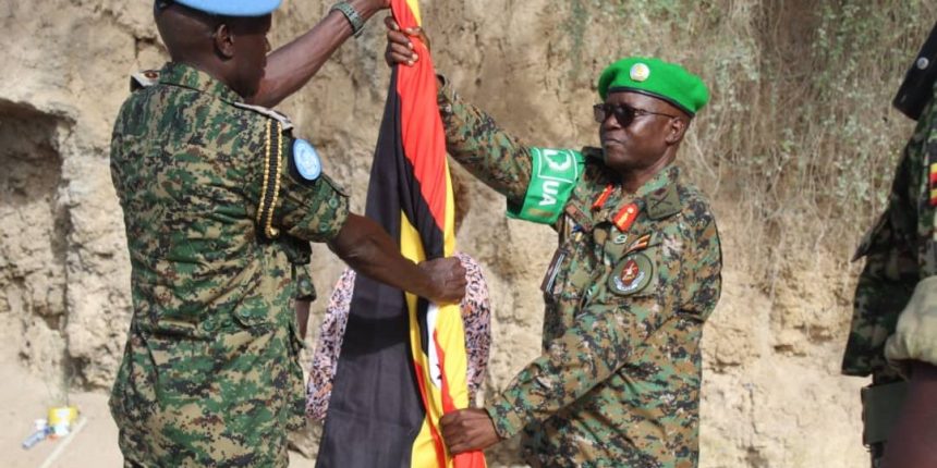 UPDF Lt Col Emmanuel Odongo Takes Over Command Of United Nations Guard Unit X In Somalia