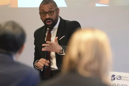 UK's Home Secretary James Cleverly Advocates For Controversial Migrant Deportation Deal With Rwanda