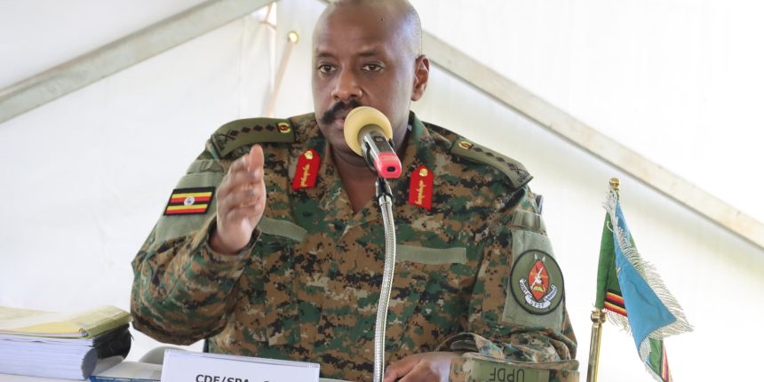 CDF Gen. Muhoozi Kainerugaba Urges Troops To Always Leave A Positive & Indelible Impact On UPDF