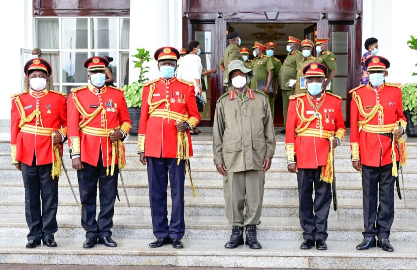 President Museveni Assures Retiring Army Generals: 'NRM Has Kept Its Promises'