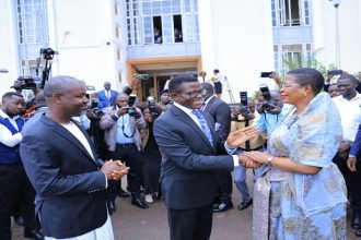 Kabaka Run: Anita Among, Thomas Tayebwa Visit Bulange To Support HIV/AIDS Fight