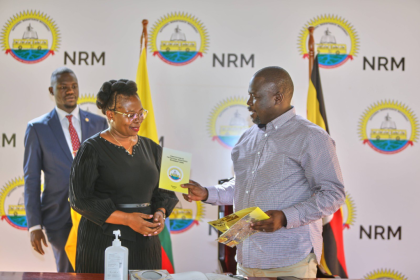 SG Hon. Richard Todwong Welcomes Kitagwenda FDC Leader Asiimwe Joan To NRM