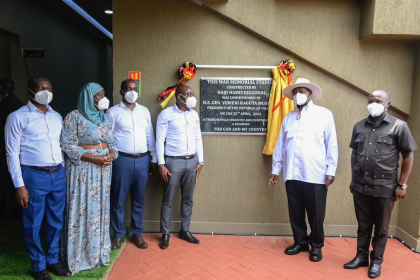 President Museveni Commissions Nakivubo Stadium, Hails Businessman Hamis Kiggundu
