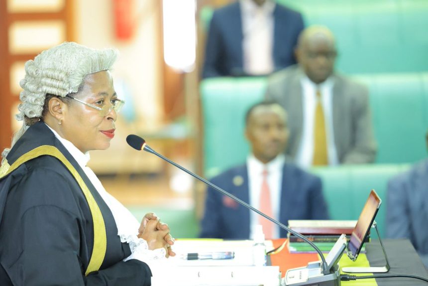 Speaker Anita Among Blocks Debate Over UK House Criticizing Uganda Parliament Over Anti-Gay Law