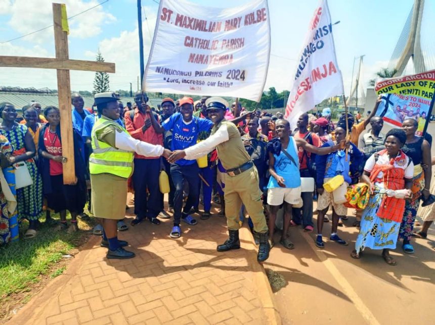 Uganda Police Continues To Enhance Security & Escort Services For Pilgrims Journeying to Namugongo