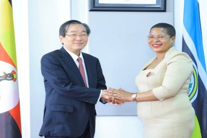 Speaker Anita Among Welcomes New Japanese Envoy H.E. Sasayama Takuya