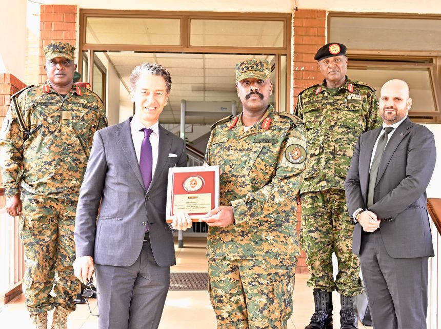 CDF Gen. Muhoozi Kainerugaba Discusses Security Cooperation with EU Ambassador Jan Sadek