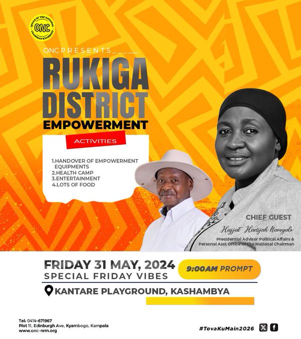 Thousands Of Bazzukulu To Gather At Kantare Play Grounds As President Museveni Moves To Empower Rukiga District With Capital Tools For Wealth Creation