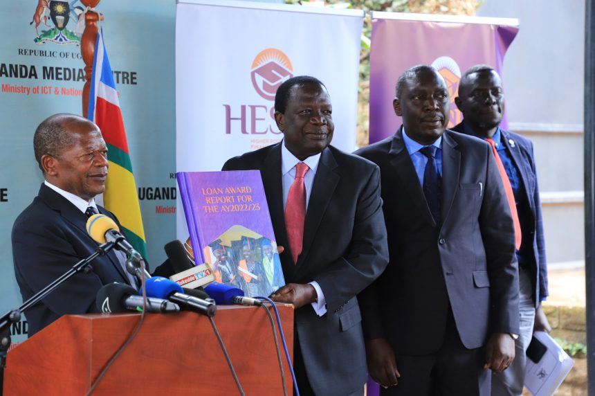 State Minister For Higher Education John Muyingo Announces 2023/24 Student Loan Scheme Beneficiaries