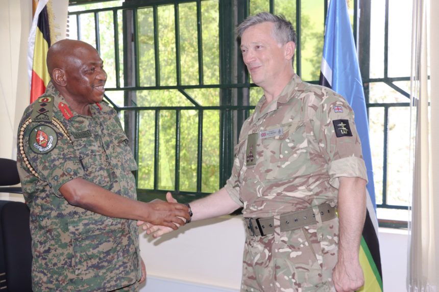 Chief Of Joint Staff Gen. Jack Bakasumba Commends British Training Support For UPDF
