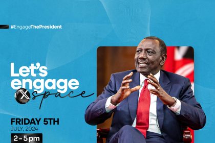 President William Ruto Set To Host Gen Zs On X Space This Friday