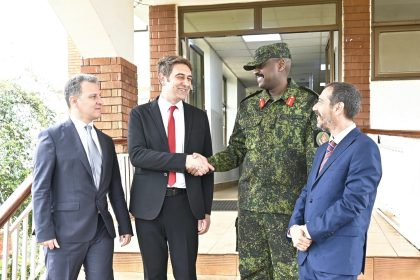 CDF Gen. Muhoozi Kainerugaba Receives Turkish Defence Company Delegation
