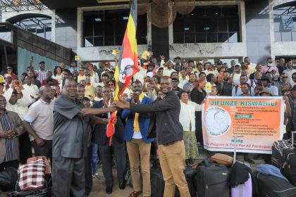 NRM SG Hon. Richard Todwong Flags Off Kiswahili Class To Tanzania For Field Study