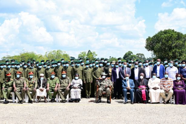 President Museveni Passes Out 203 Officer Cadets At Uganda Military Academy