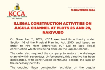 Hamis Kiggundu: KCCA Halts Ham Enterprises' Construction On Jugula Drainage Channel