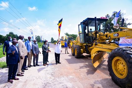 President Museveni Launches Kikorongo-Bwera-Mpondwe Road Rehabilitation In Kasese District