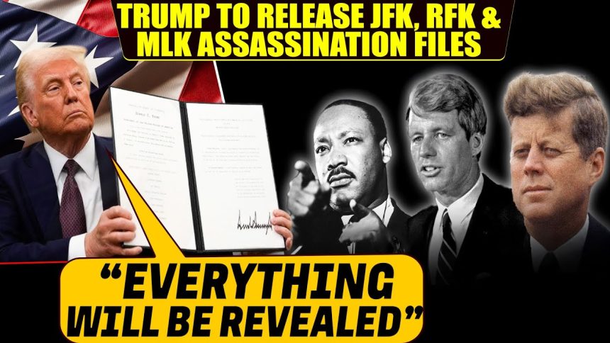 US President Donald Trump Orders Plan For Release Of JF Kennedy and MLK Assassination Files