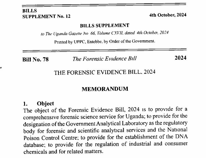 Government Withdraws Forensic Evidence Bill