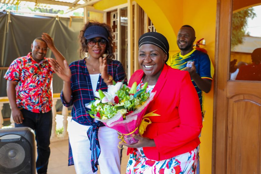 Singer Naava Grey Surprises ONC Boss Hajjat Namyalo With Gifts After Her Record-Breaking Concert At Serena Hotel