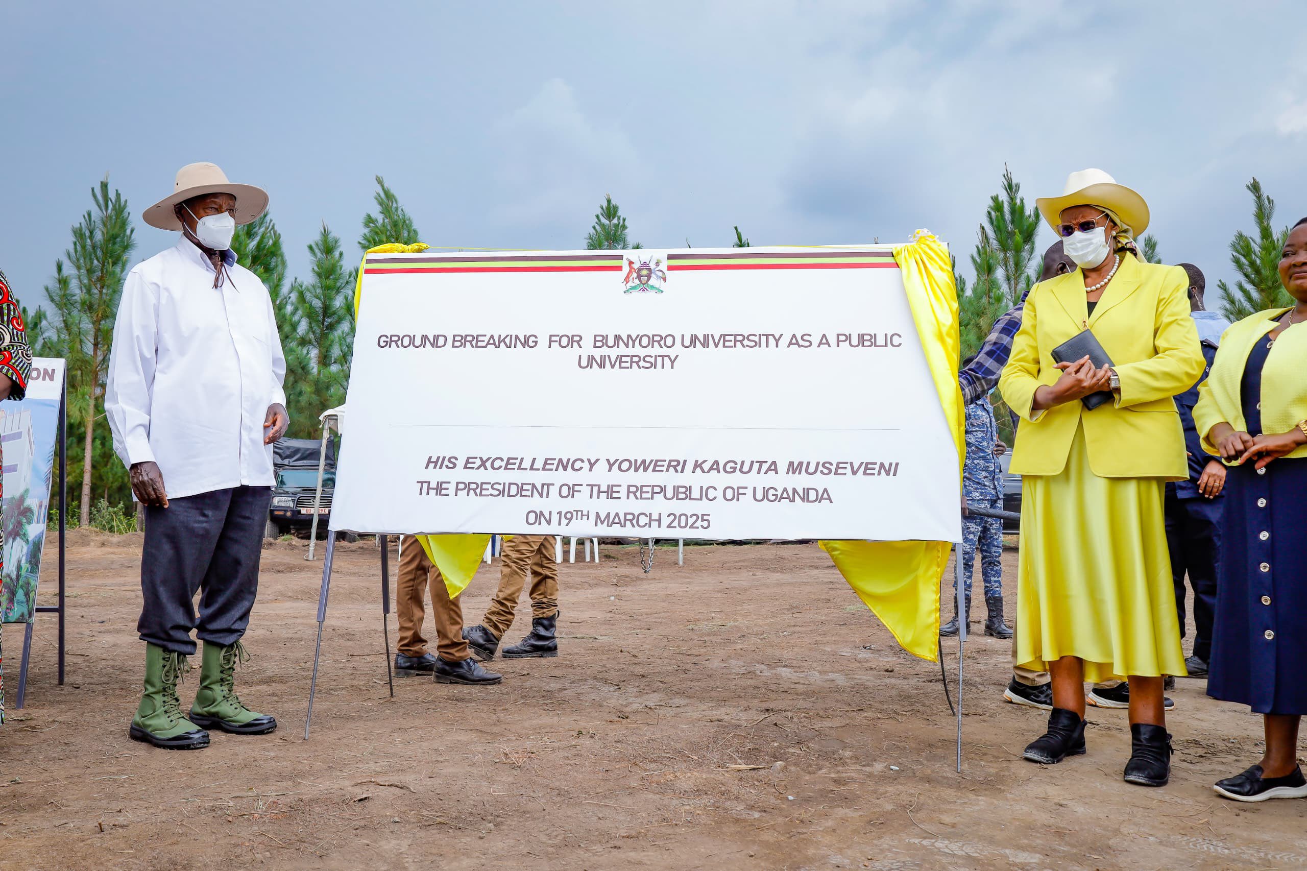 President Museveni Breaks Ground For Bunyoro University, Calls For Free Education And Poverty Eradication