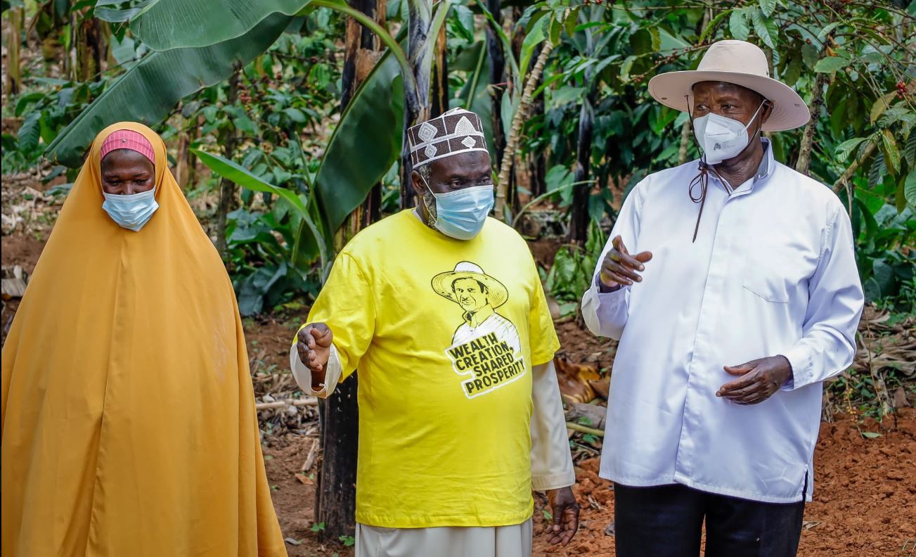 President Museveni Commends Mpozi Model Farmer For Embracing Four-Acre Model Farming