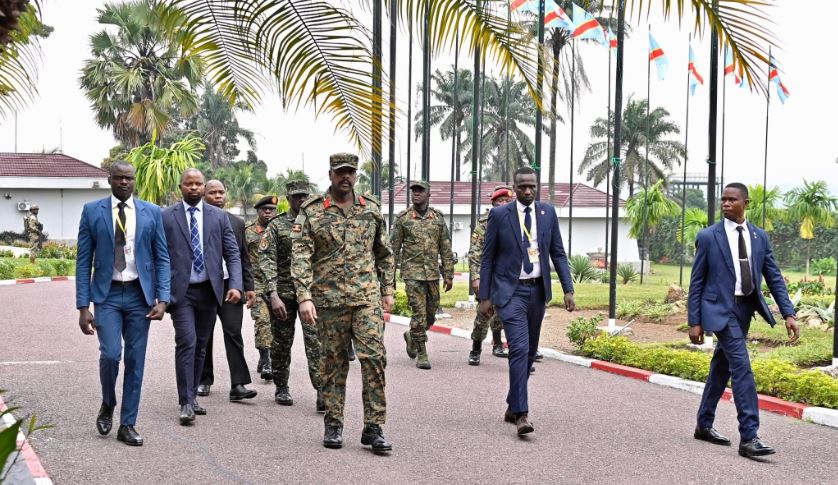 CDF Gen. Muhoozi Kainerugaba Honored At FARDC Dinner In Kinshasa