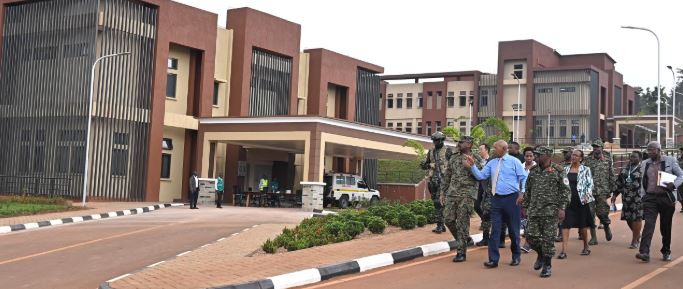 CDF Gen. Muhoozi Kainerugaba Tours UPDF National Referral Hospital